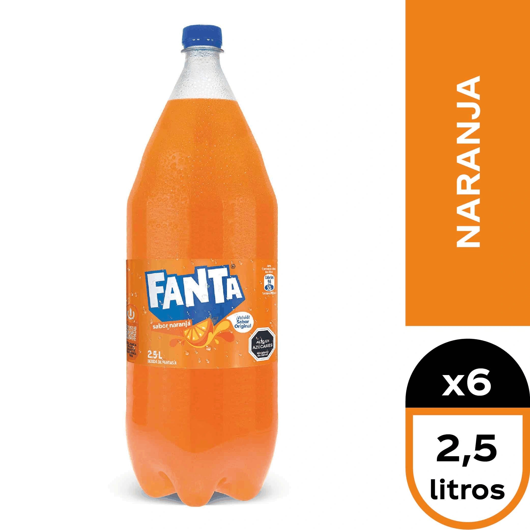 FANTA NARANJA ORIGINAL DESECHABLE 2,5CC X6