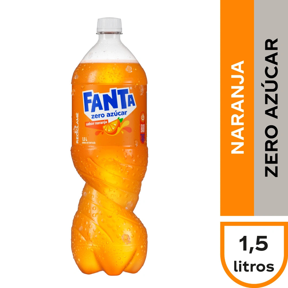 FANTA NARANJA SIN AZUCAR DESECHABLE 1,5LT X6