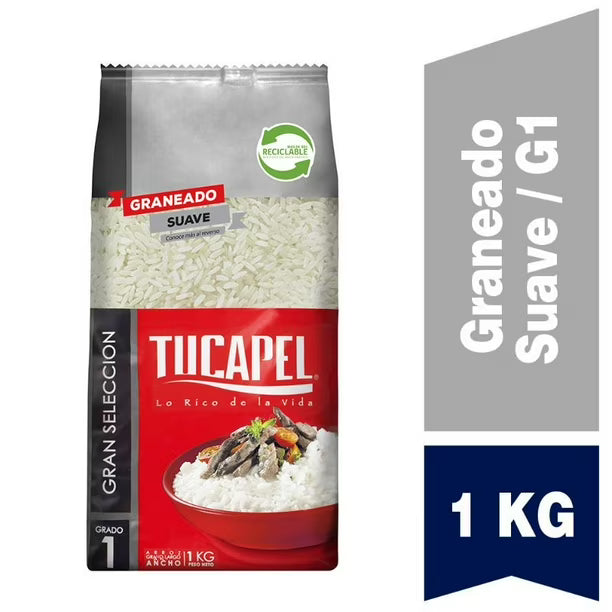 ARROZ G1 SELECCION 1KG TUCAPEL MANGAx10