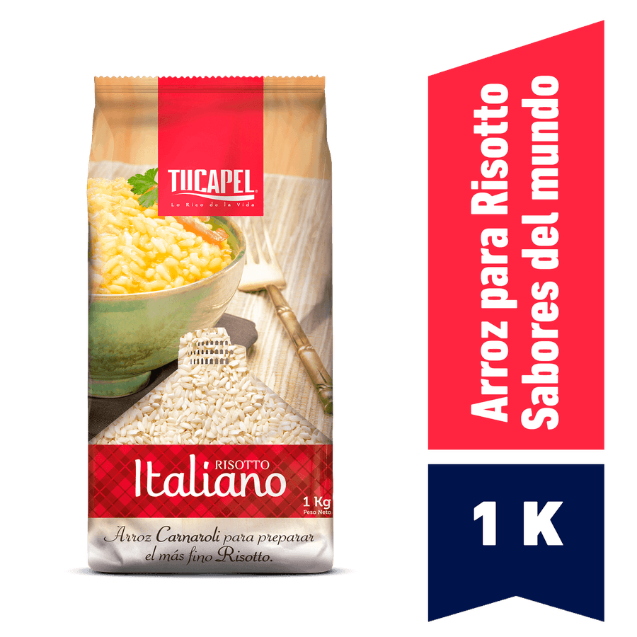 ARROZ RISOTTO TUCAPEL ITALIANO 1KG