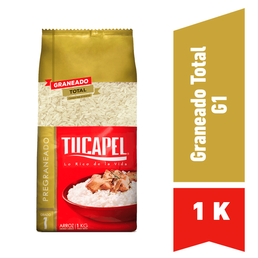 Arroz Grado 1 Grano Largo Pregraneado Bolsa, 1 kg