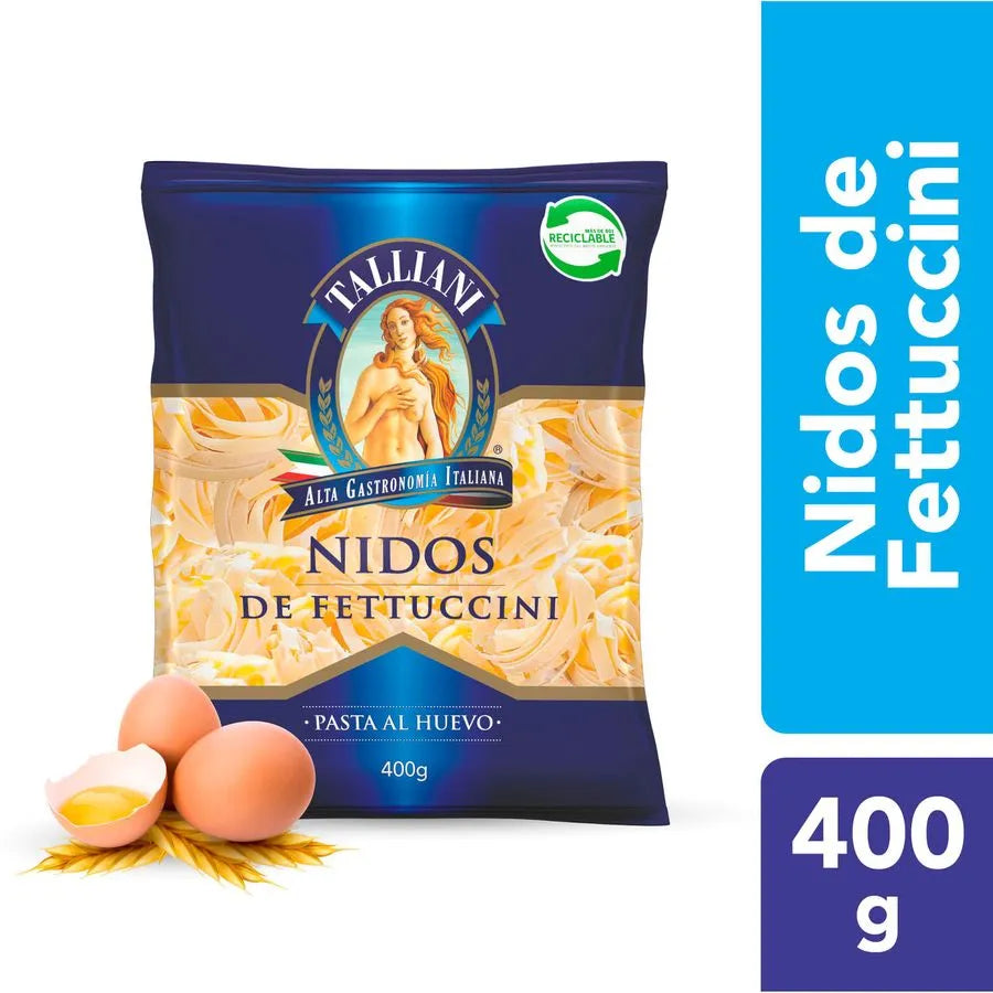 Nidos de Fetuccini Talliani Al Huevo 400 g