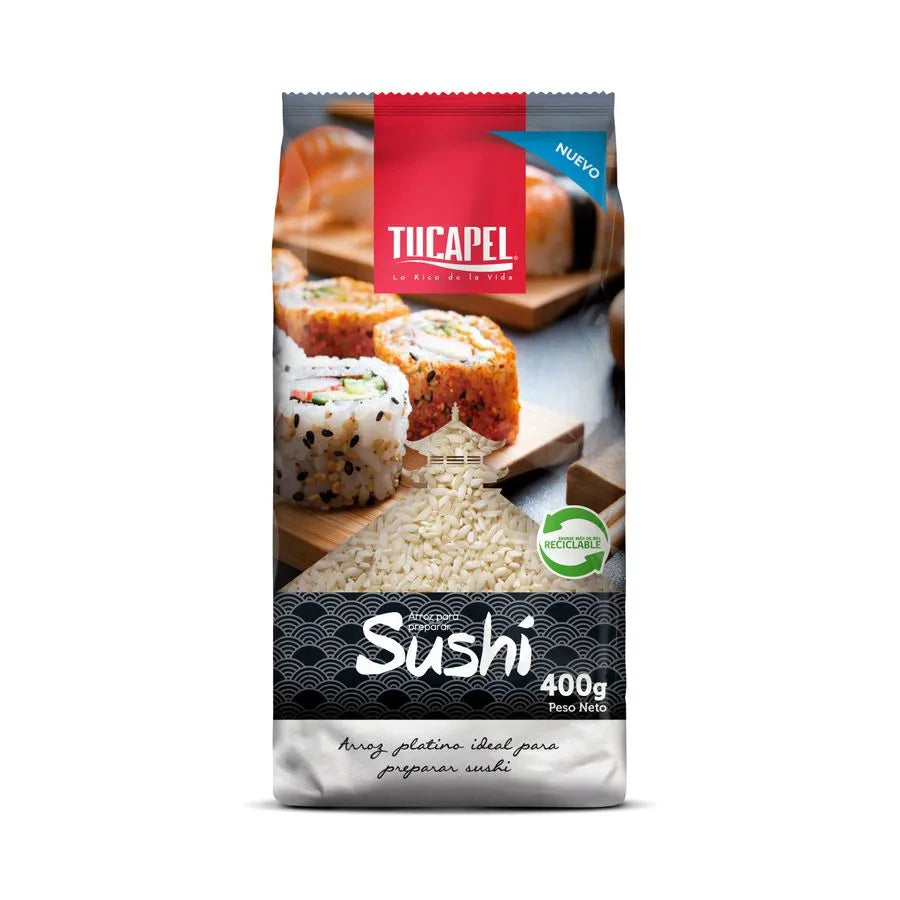 ARROZ SUSHI TUCAPEL 400GRS