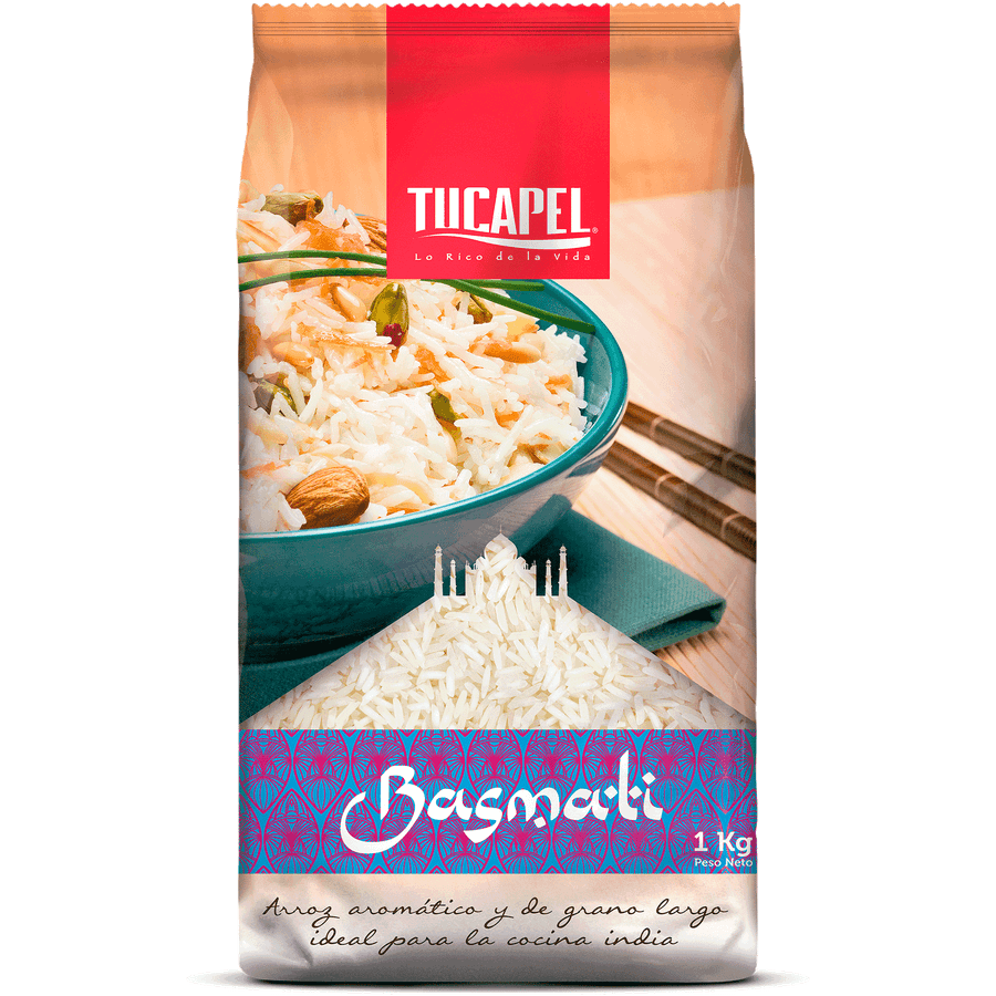 ARROZ ESPECIAL TUCAPEL BASMATI PREGRANEADO 1KG