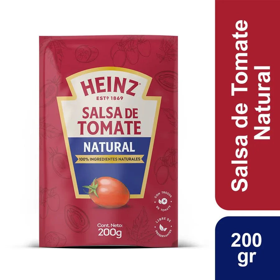 Salsa de Tomate Heinz Natural 200 g