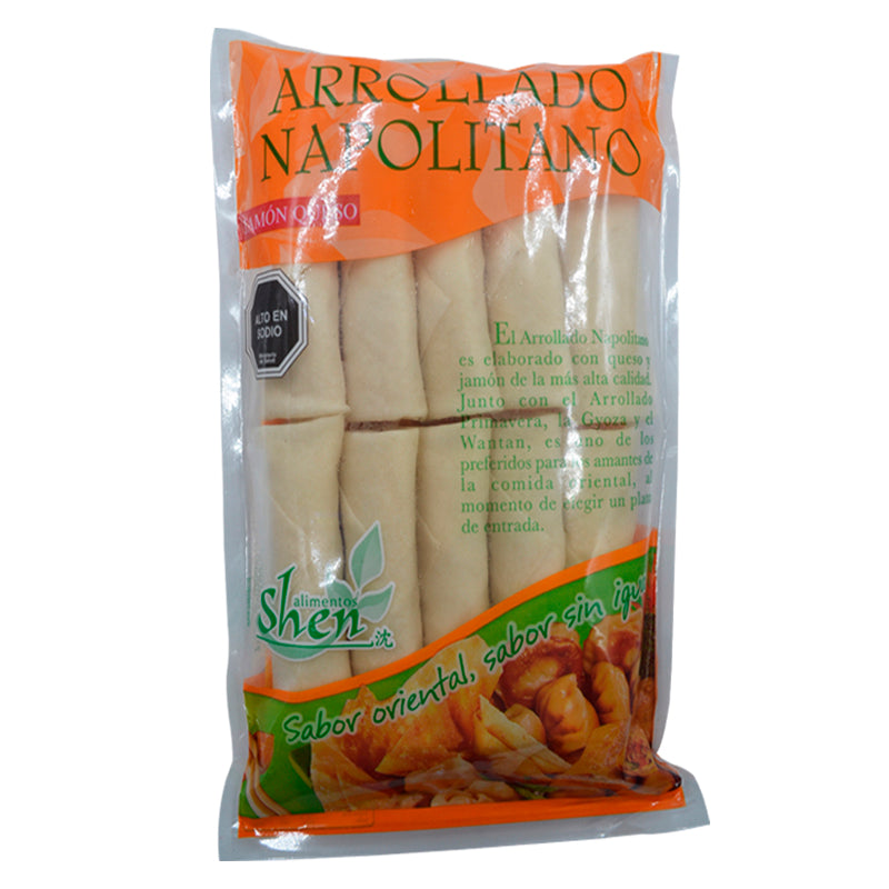 ARROLLADO JAMON QUESO 10 UNIDADES