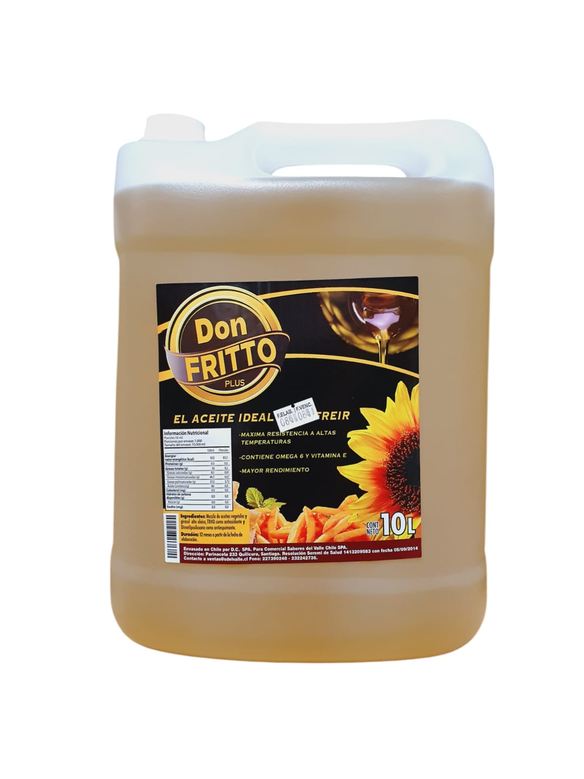 ACEITE MARAVILLA PARA FREIR 10LT