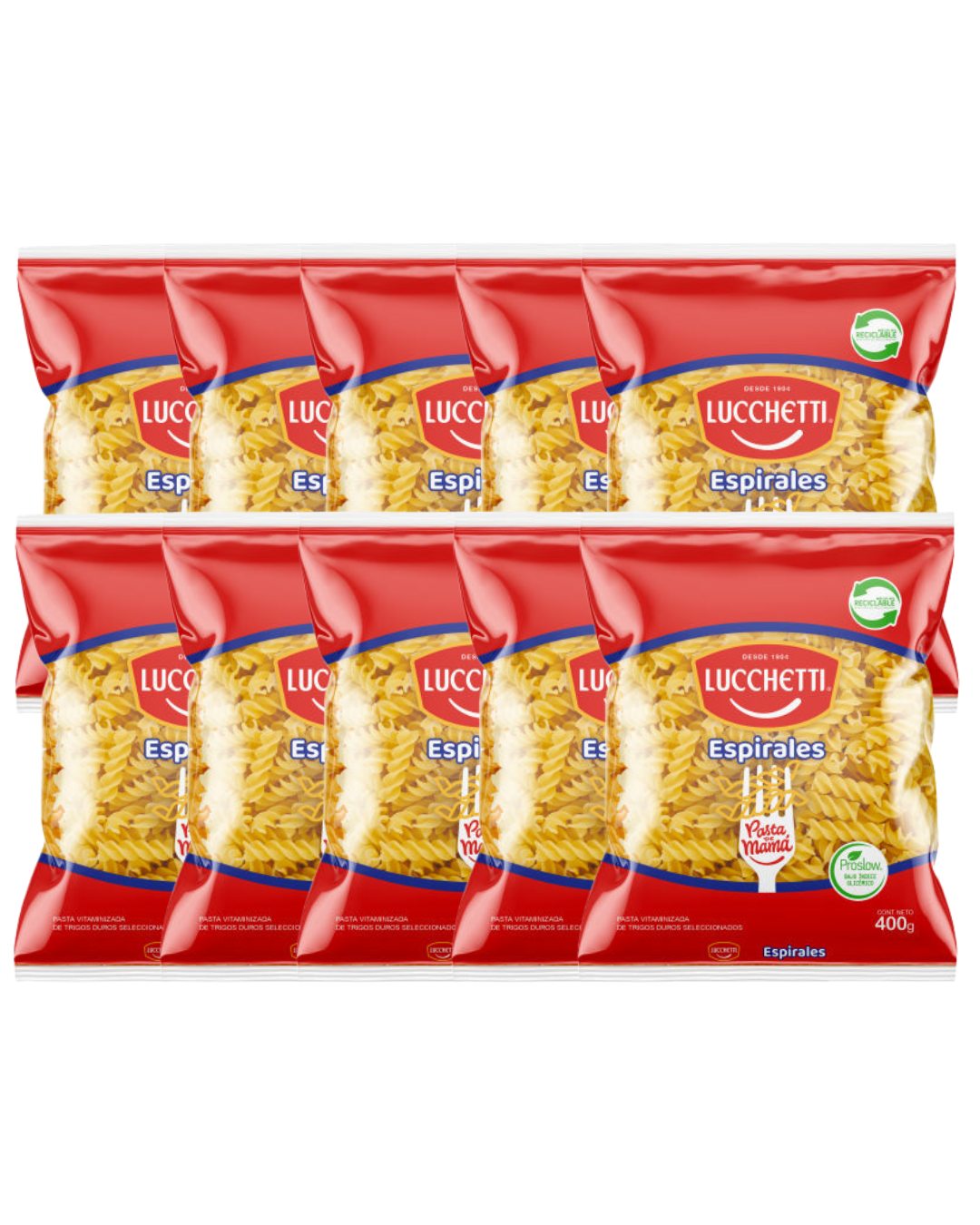 ESPIRAL N56 400GR LUCCHETTI X10 UNIDADES