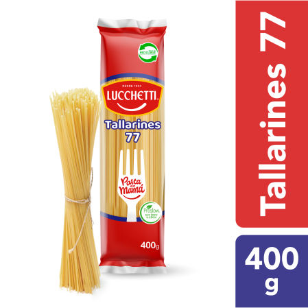 FIDEO TALLARIN N77 400GR LUCCHETTI x10 UNIDADES